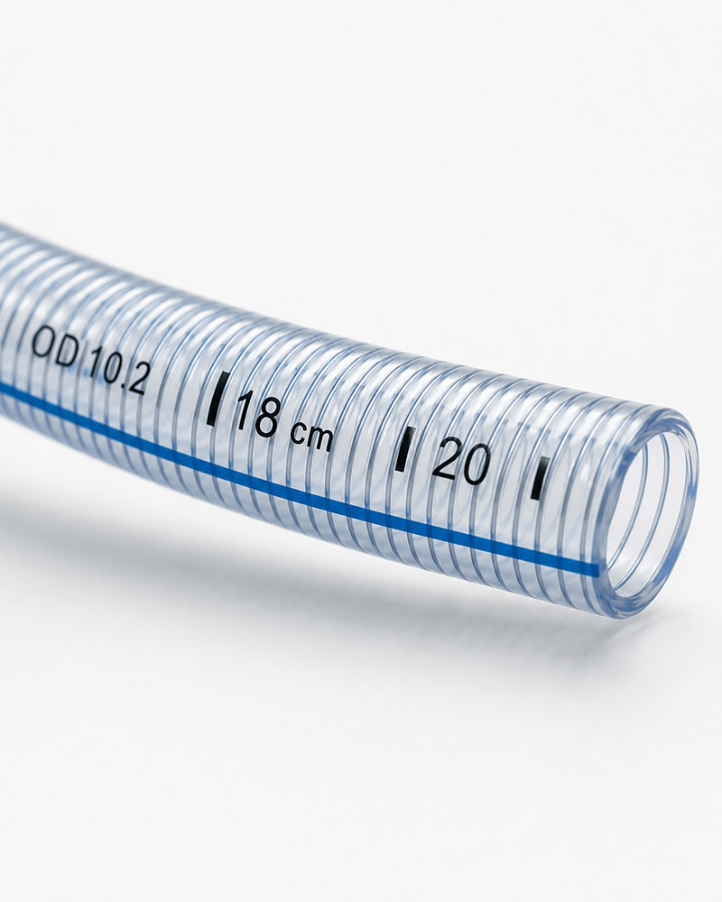 Endotracheal tube detail view