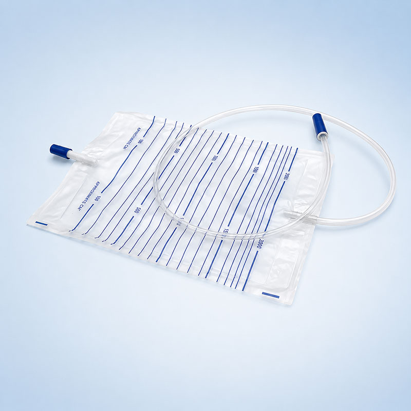 Economic urine bag full view
