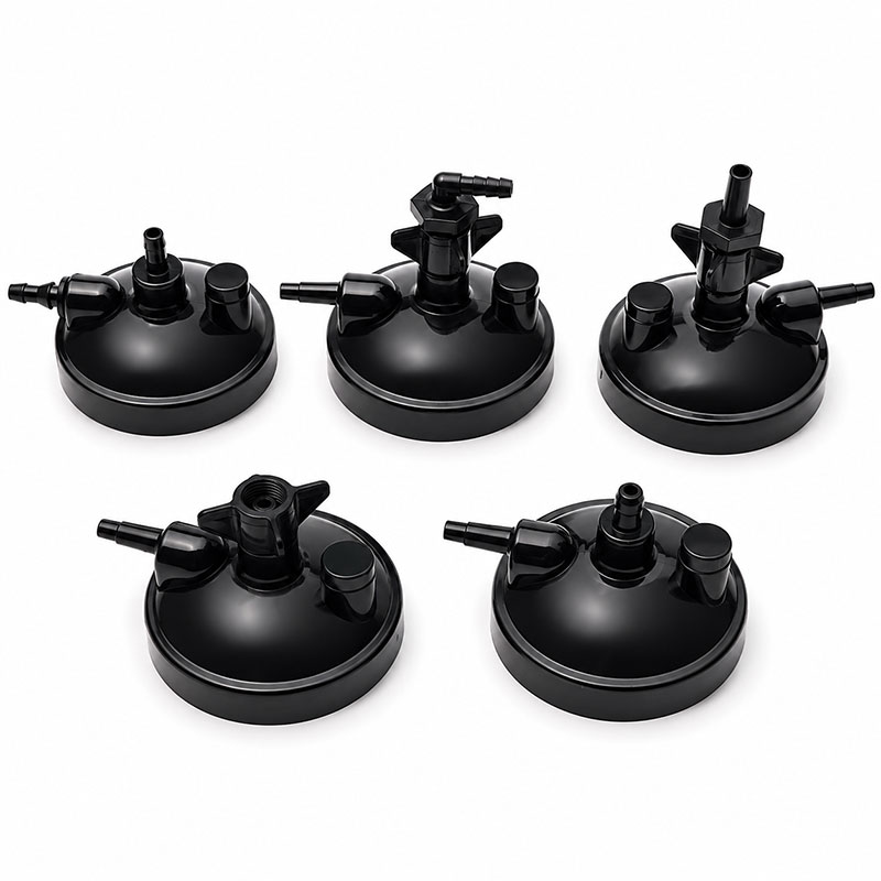 Prefilled humidifier cap detail photo