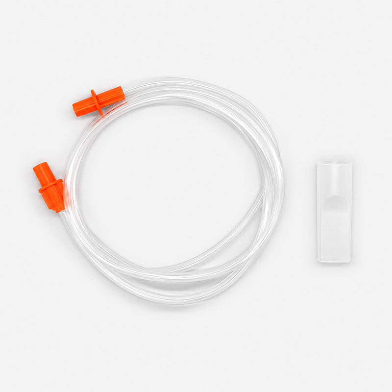 Nebulizer tube mouthpiece and component supply