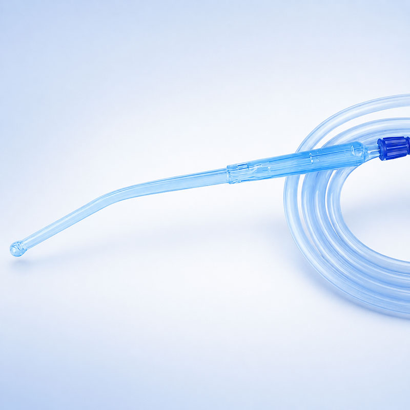Suction tube with Yankauer handle