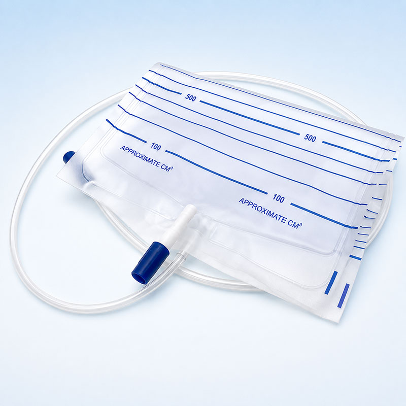 Urine bag close-up detail